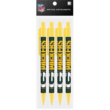 Match Up Promotions NFL 4 Pack Team Cool Color Pens (Green Bay Packers)