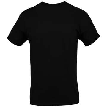 Gildan Men's Black Crew T-Shirts 6-Pack, X-Large