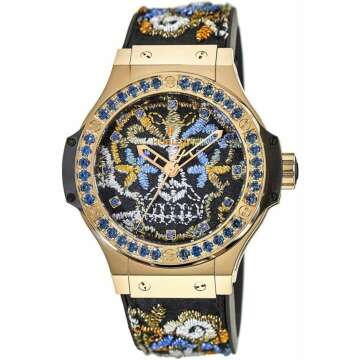 Hublot Big Bang Broderie Sugar Skull Gold Automatic Men's Watch