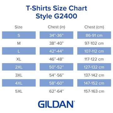 Gildan Cotton Long Sleeve T-Shirt 3-Pack Large