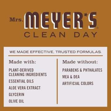 MRS. MEYER'S CLEAN DAY Hand Soap, Acorn Spice, Made with Essential Oils, 12.5 oz - Pack of 3