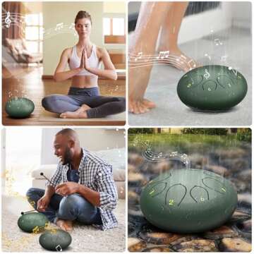 Chakra Rain Drum - 6 Inch Waterproof Meditation Chime