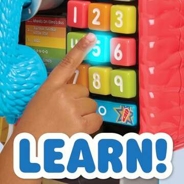 Sesame Street Elmo’s Sing & Learn 17.5 Inch Playphone, Learning and Education, Kids Toys for Ages 2 Up by Just Play