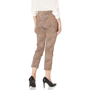 NIC+ZOE Women's Petite Savanna SPOT WONDERSTRETCH Pant, Multi, 2P