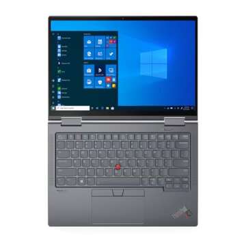 Lenovo Thinkpad X1 Yoga G6 Laptop | 14" WUXGA IPS Touchscreen Display | Core i7-1185G7 | Iris Xe Graphics | 32GB RAM | 512GB SSD | Storm Grey | HD Webcam | Windows 10 Pro (Renewed)