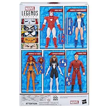 Marvel Legends Series The West Coast Avengers Collection, 5 Comics-Inspired Collectible 6-Inch Action Figures (Amazon Exclusive), Multi-color