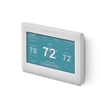 Honeywell Home RTH9600WF Smart Color Thermostat Energy Star Wi-Fi Programmable Touchscreen Alexa Ready - C-Wire Required, Not Compatible with Line Volt Heating