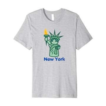 New York City Statue of Liberty, NYC lover, I love NY Premium T-Shirt