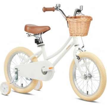 Petimini Girls Bike with Basket - Fun & Safe Ride for Ages 2-12