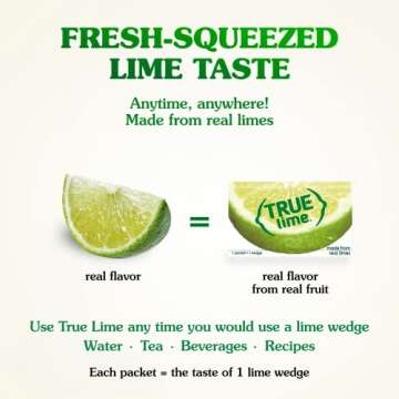 TRUE LIME Water Enhancer - 100 Zero Calorie Packets