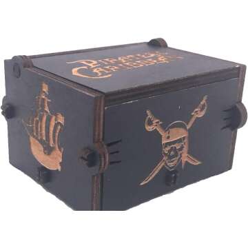 Caribbean Pirates Music Box