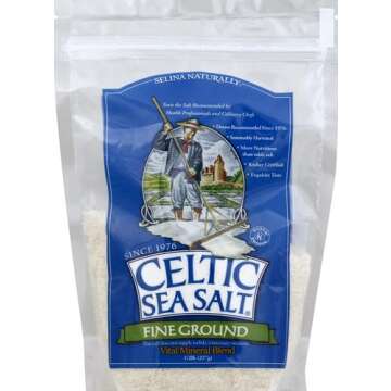 Celtic Sea Salt, Fine Ground, 8 Ounce, 0.5 Pound (Pack of 1)