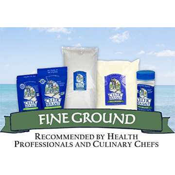 Celtic Sea Salt, Fine Ground, 8 Ounce, 0.5 Pound (Pack of 1)