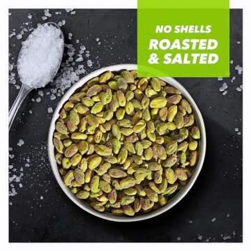 Delicious Wonderful Pistachios, Roasted & Salted, 0.75oz Pack of 9