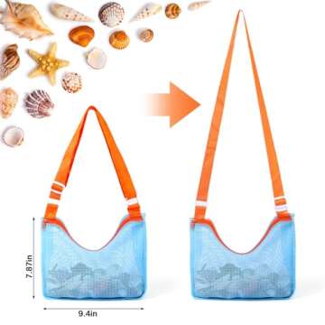 Beach Mesh Shovel & Bag for Shell Collecting Adventure