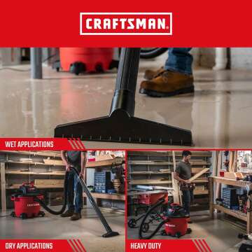 CRAFTSMAN 16 Gallon Wet/Dry Vac - Heavy-Duty Cleanup