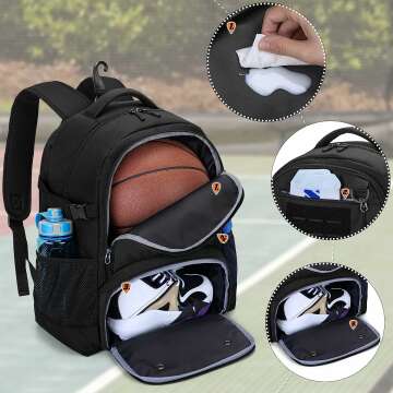 DSLEAF Basketball Bag