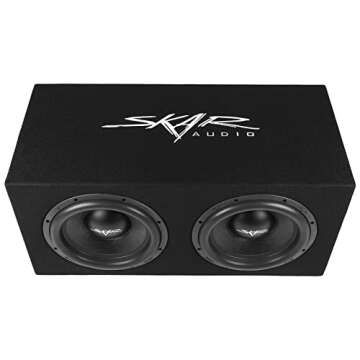 Skar Audio Dual 12" 3200W Loaded SVR Series Vented Subwoofer Enclosure | SVR-2X12D4