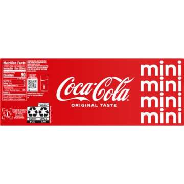 Coke Mini-Can 7.5oz, 10 pack