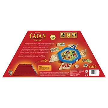 CATAN Traveler COMPACT EDITION Board Game - Settle, Trade, and Build on the Go! Strategy Game, Family Game for Kids and Adults, Ages 10+, 2-4 Players, 60 Minute Playtime, Made by CATAN Studio