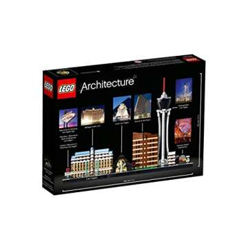 LEGO Architecture Skyline Collection Las Vegas Building Kit 21047 (487 Pieces)