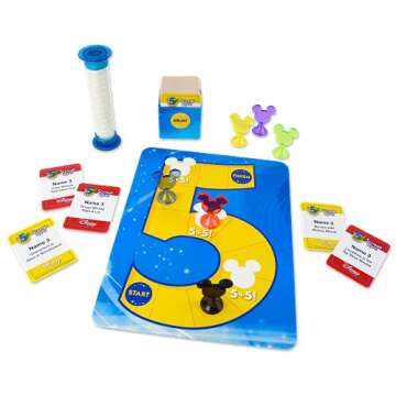 5 Second Rule Disney Edition — Fun Family Game About Your Favorite Disney Characters — Ages 6+