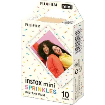 Fujifilm Instax Mini Sprinkles Film - 10 Exposures