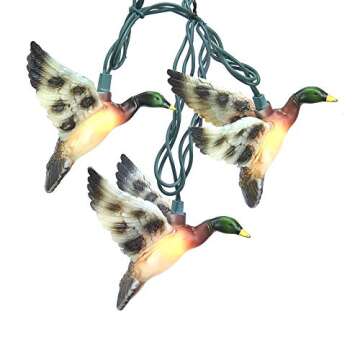 Kurt S. Adler Kurt Adler 10 Mallard Duck Light Set, Multi