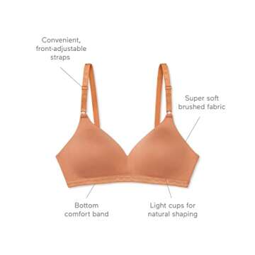 Warner's Cloud 9 Wireless Comfort Bra 1269, 32A