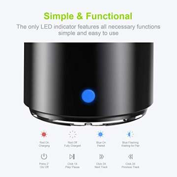 EWA A106 Pro Portable Bluetooth Speaker - Waterproof Design