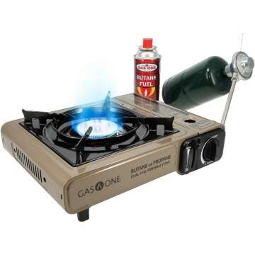 Gas One GS-3400P Propane Portable Camping Stove