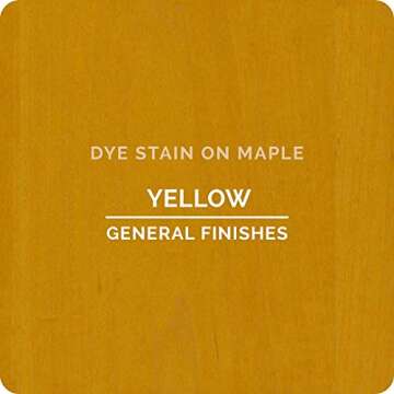 General Finishes Water Based Dye, 1 Quart, Yellow