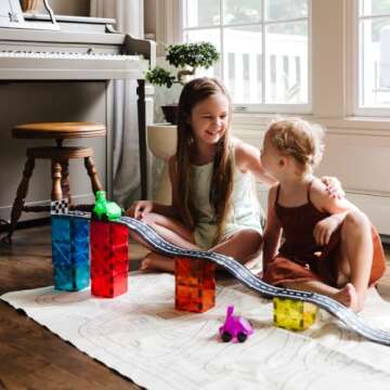 MAGNA-TILES Downhill Duo 40-Piece Magnetic Set