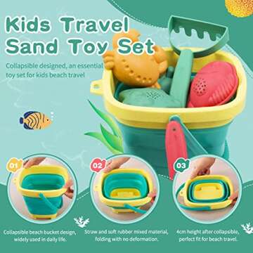 Exciting Beach Toys Set for Kids - Bucket, Shovel, Rake