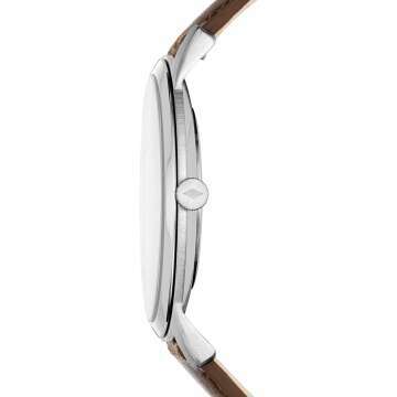 Fossil Men's Slim Minimalist Stainless Steel Watch