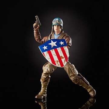 Marvel Legends Captain America & Peggy Carter 6-Inch Figures