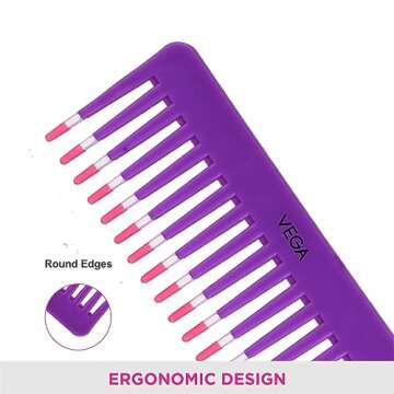 Neighbours Lane Vega Shampoo Comb 1268 1 Pcs by Vega Product