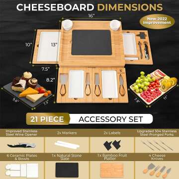 Marvelhaus Cheese Board Set