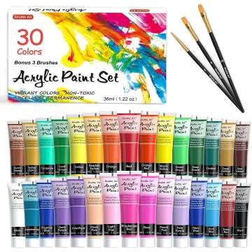 Acrylic Paint Set 30 Colors