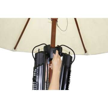 HEA-22028-P Trio Patio Heater - Eco-Friendly Design