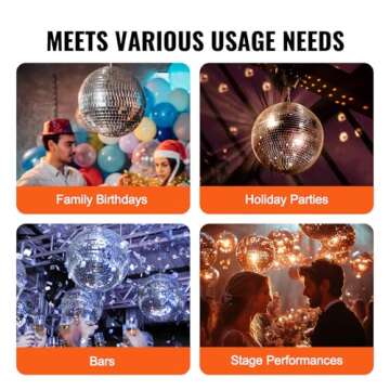 Large 20 Inch Disco Ball - Perfect for Parties