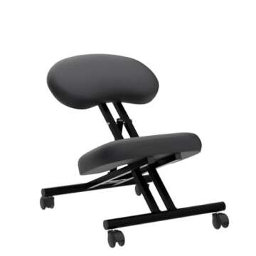 Kneeling Chair,Stool Chair Office Kneeling Chair Adjustable and Comfortable Ergonomic Desk Chair for Home and Office,Black