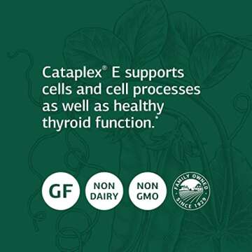 Standard Process Cataplex E - Whole Food RNA Supplement and Antioxidant with D-Alpha Tocopherol Vitamin E, Beet Root, Ascorbic Acid, Inositol, Selenium, and Honey - 90 Tablets