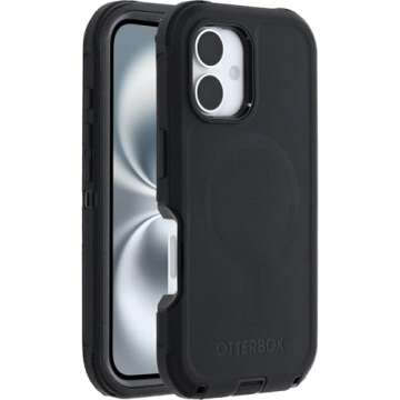 OtterBox iPhone 16 Defender Series Case - Black