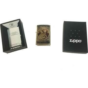 Custom Dragon Zippo Lighter