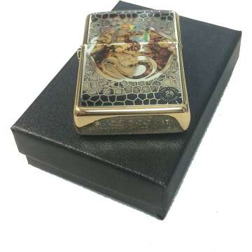 Custom Dragon Zippo Lighter