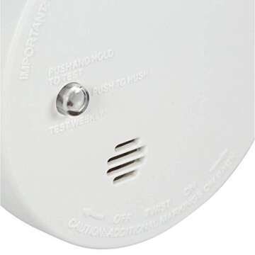 Kidde Fire Sentry Smoke Detector, 9V Battery Powered Smoke Alarm, 4 Inch Compact Design