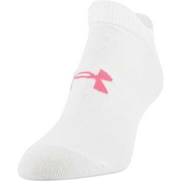 Under Armour Women's Lightweight No Show Socks 6 Pairs