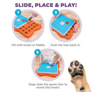 Advanced Dog Puzzle Toy - Challenge Slider