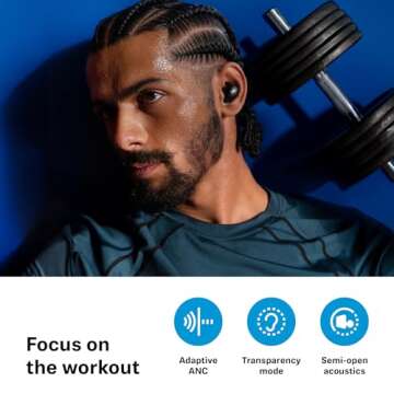 Sennheiser Momentum Sport Earbuds - Adaptive ANC & Battery Life